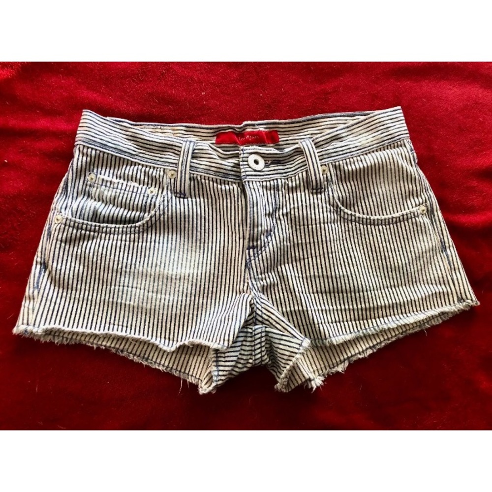 Levi's Jeans Engineer Striped Shorts Size 4M W27